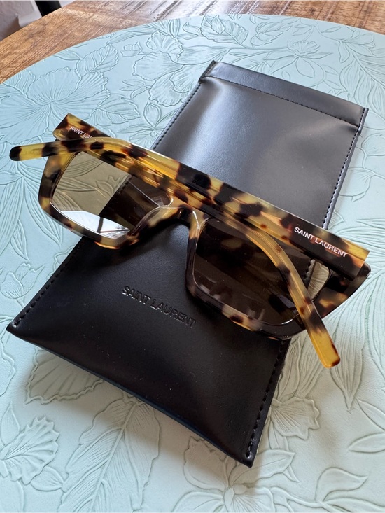 YSL Saint Laurent Tortoiseshell Sunglasses
